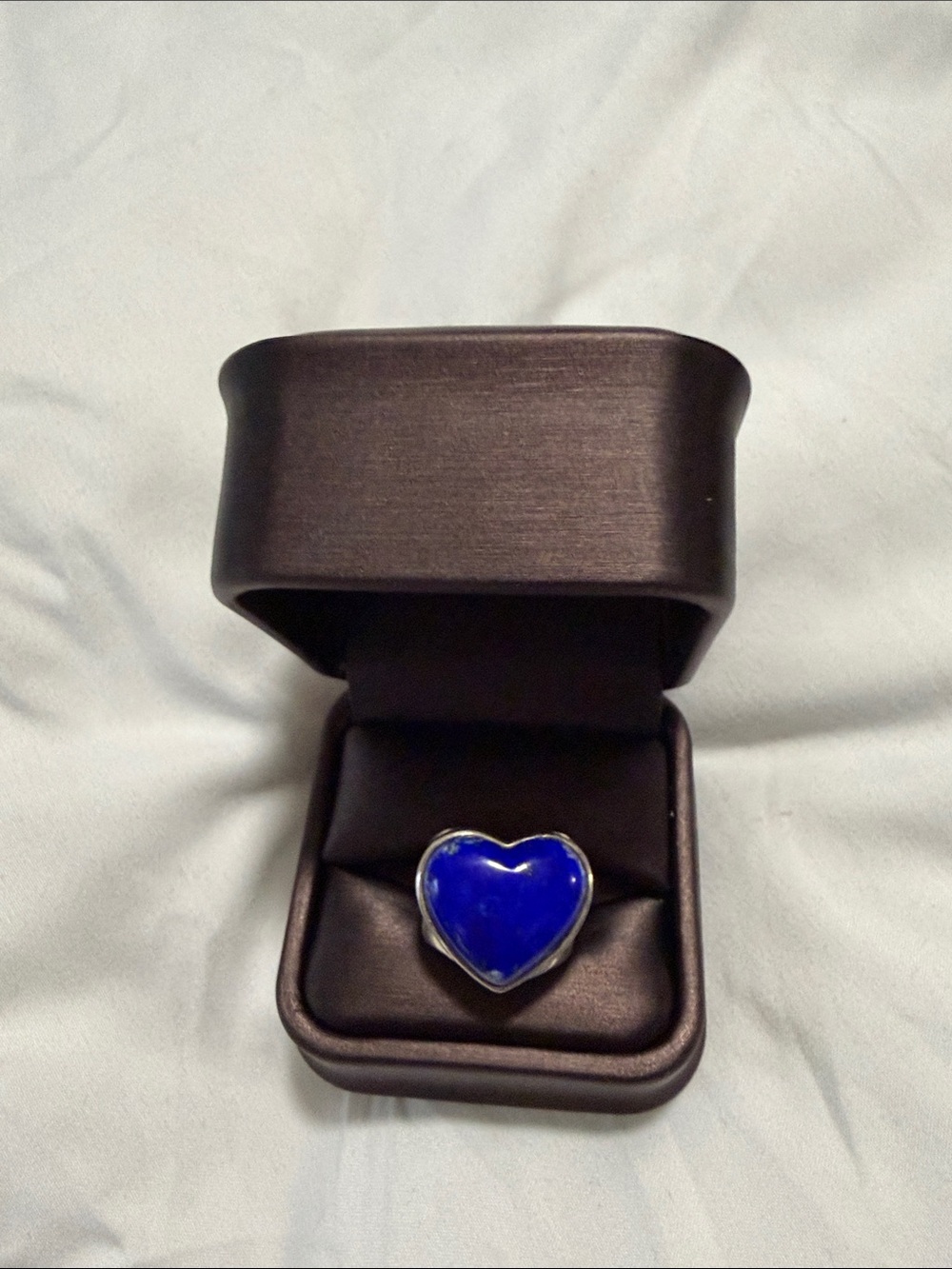 Jay King lapis Heart Women's Ring - Elegant sterling silver Design